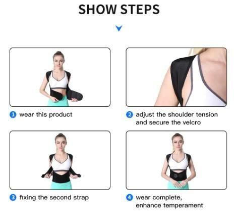 Adjustable Back Posture Corrector – Pain Relief & Anti-Slouch Belt for Men & Women