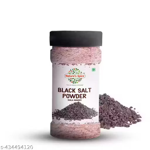 Premium Black Salt Powder – 500g | Pure, Aromatic & Digestive Wellness Salt