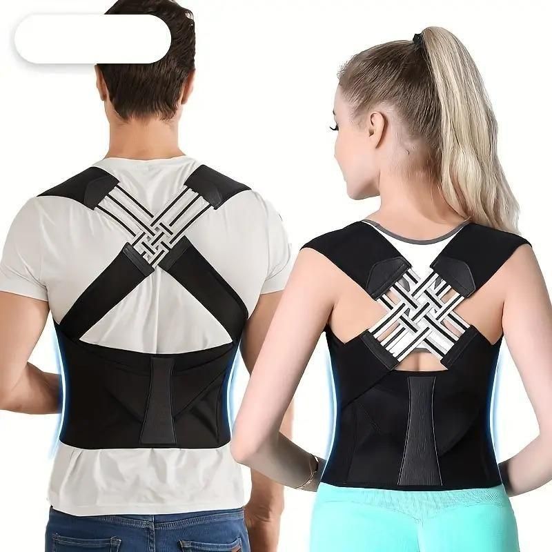 Adjustable Back Posture Corrector – Pain Relief & Anti-Slouch Belt for Men & Women