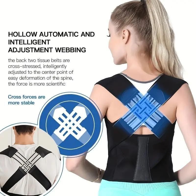 Adjustable Back Posture Corrector – Pain Relief & Anti-Slouch Belt for Men & Women